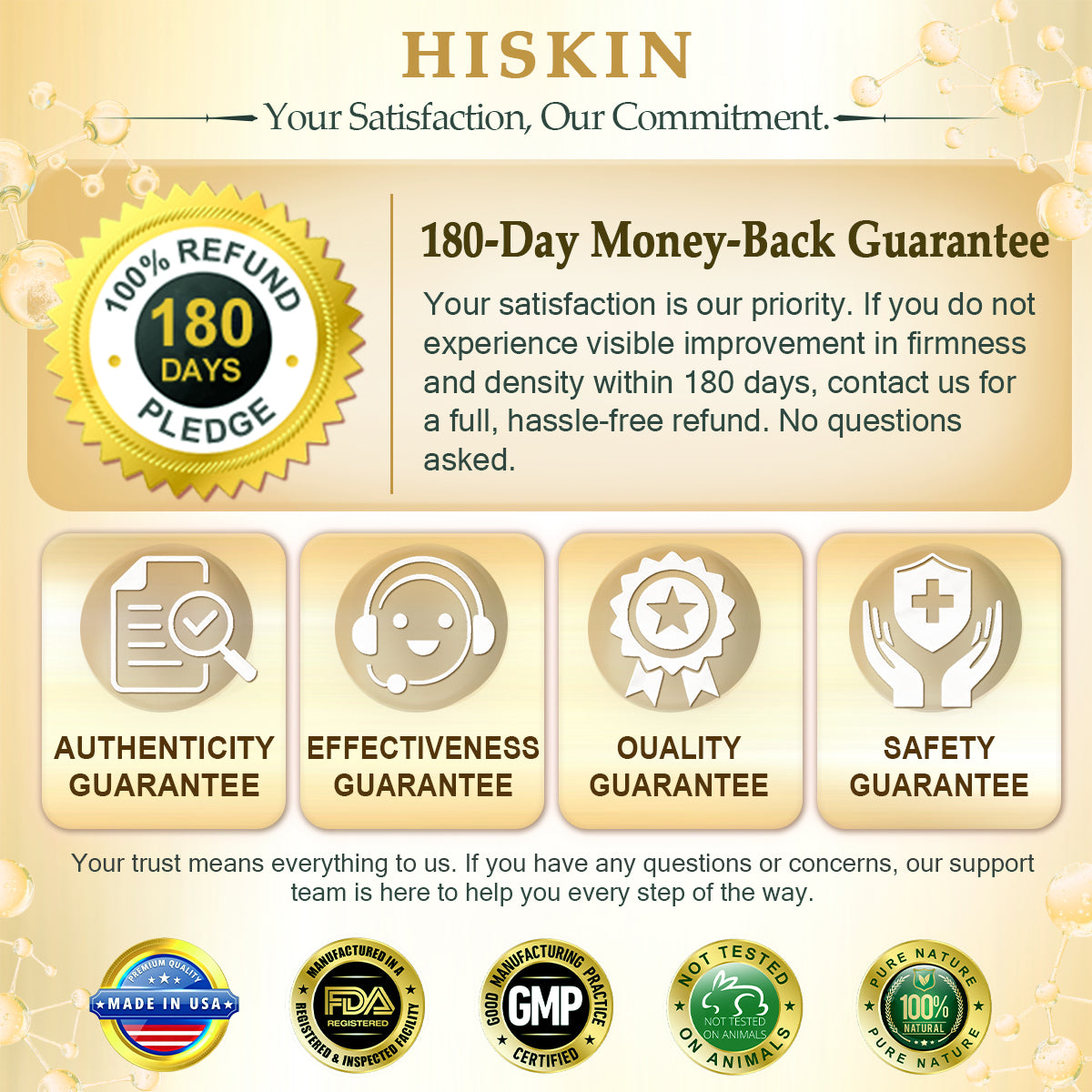 HISKIN® Bust Volume, Lift & Firming Nano Microneedle Patch Astaxanthin + Volufiline + Exosome + Copper Peptide Formula Powered by Cellular Renewal Technology💎